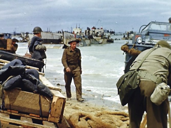 Rare color footage brings D-Day memories alive, 75 years on